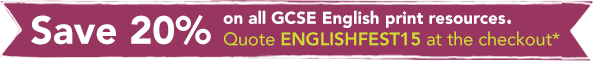 Save 20% on Collins GCSE English print resources